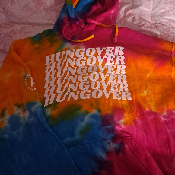 Barstool Other - BARSTOOL SPORTS Tie-Dye Hoodie "Hungover" Hoodie